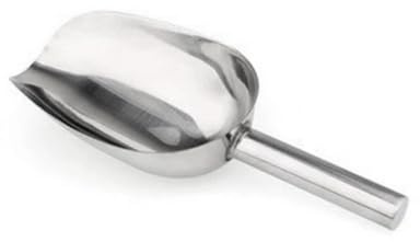 MUELODSIC Cuchara de Acero Inoxidable para Helado y de Pala para Hielo y Buffet Bodas Utensilio Resistente y Fácil de Usar Color Plateado Alimenticio