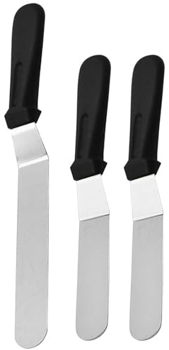 3 Spatole Per Crema, Strumenti Per Torte Da Dessert, Oggetti Di Scena Per Feste, Spatole Per Glassa Di Pane, Forniture Da Cucina, Adatte Per Feste E Celebrazioni.
