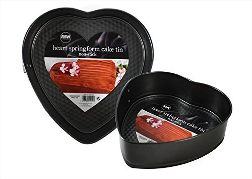 Cute Springform Heart Shaped Cake Tin with Steel Non Stick Edges