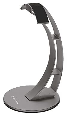 OEHLBACH Alu Style - hochwertiger Kopfhörerständer (Aluminium eloxiert, materialschonende Aufbewahrung für Kopfhörer) Lunar Grey