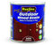 Rustins Quick Dry Outdoor Wood Stain Satin Mahogany 1ltr- Durable and Weather-Resistant Finish, Fast Drying, Vibrant Color for Decks, Fences, & Furniture, Available in Many Wood Shades