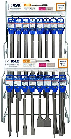Izar 4995 - Display 04 puntero+cincel sds-plus/max