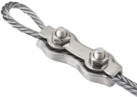 Duplex Drahtseilklemme Edelstahl 10 Stück V4A AISI 316 Inox Marwotec® (10mm)