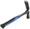 KEILEOHO 32oz Rock Brick Hammer, 33cm Flat Head Forged Masonry Hammer with Shock Reduction Grip for Mining, Geologist, 2.3lbs