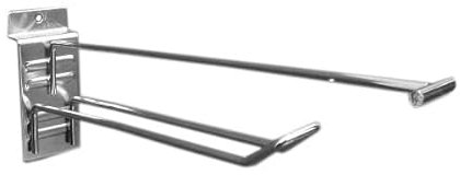 GERSO Lot de 50 Crochets double pour paroi à lamelles + PT L= 150