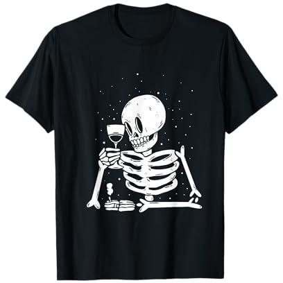 Gruseliges Gesicht, einfaches Halloween-Kostüm T-Shirt
