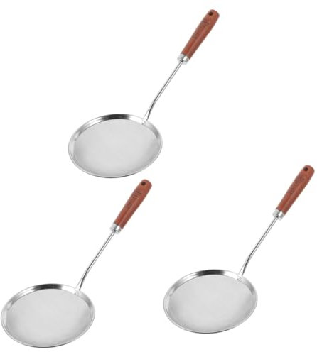 Garneck 3 Pezzi Cucchiaio Da Cucina A Maglie Scolapasta Cucchiaio Per Cucinare La Pasta Scolapasta in Acciaio Inossidabile