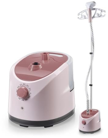 XoTiq Vaporizador de Ropa de pie, Tanque de Agua de 1,8 L, Plancha eléctrica de 2000 W, máquina de Planchar Colgante, máquina de Planchar de Mano para el hogar, Plancha de Vapor Vertical Plana