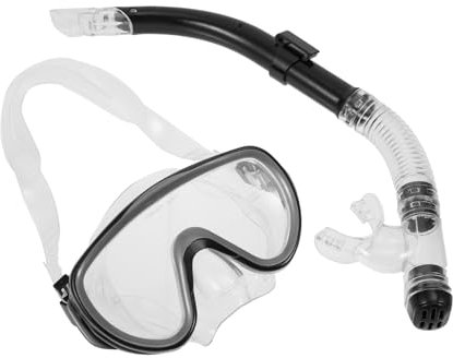 MOBUTOFU Schnorchelmaske Für Erwachsene Tauchmasken Mit Weichem Silikon Schnorchelausrüstung Inklusive Spritzschutz Und Verschlussventil Antibeschlag-Technologie Für Klare Sicht Ergonomisch