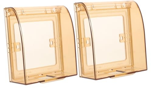 ASAKKURA 2stücke Steckdosenschutz Babyproof Schutzabdeckung Für Standard Steckdosen Einfache Installation Langlebiger Elektrischer Schutz Für Junge Mädchen Jungen Mädchen Robustes Design in