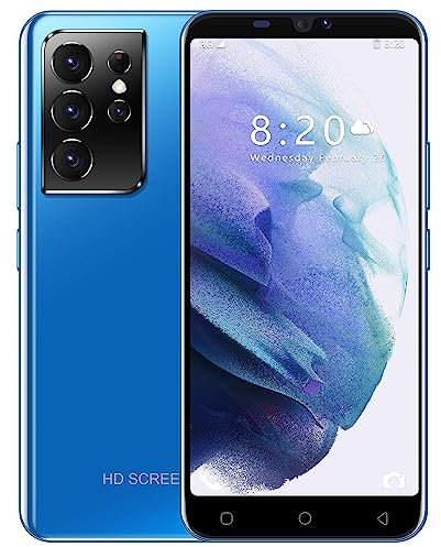 McMgc Phone Offer of the Day, 5.0 inch IPS Display, 16GB ROM 128GB Expandable, Android 9.0, Dual SIM Dual Camera WCDMA/GSM Cheap Mobile Phones (M21Ultra-Blue)