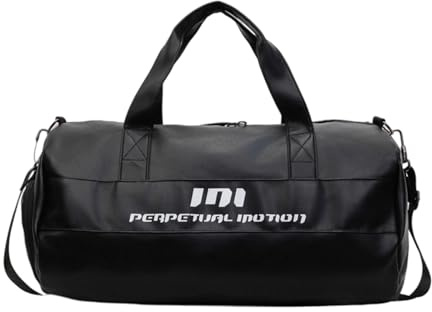 LfrXtra Reisetasche, Fitnesstasche, Turnbeutel, PU-Leder, Trainingstasche, Sporttasche, große Kapazität, Übernachtungstasche, Wochenendtasche für Damen, BK, 46*21*17