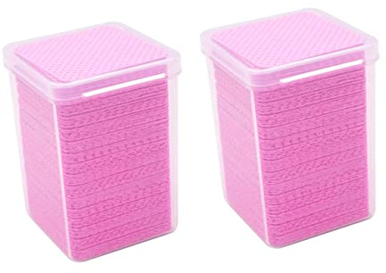 VINTORKY Nagellack Reinigungspads Sicher für Professionelle Nagelpflege und Klebstoffreinigung aus Vliesstoff Stück 400 für Salon und Persönliche Anwendung