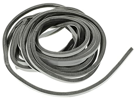 FIXOSHEE Adhesive Weather Stripping Door Seal Strip Soundproof Window Seal Strip for Aluminum Alloy Doors and Windows 9x9mm Gray 5m x 2 Rolls Self-Adhesive Weatherproofing Tape