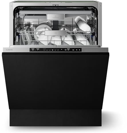 Klarstein Velaire Spülmaschine 60cm - Vollintegriert, 14 Plätze, 6 Programme, 42 dB, A Energieklasse, AquaStop, Einbauspülmaschine, Geschirrspüler