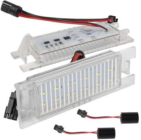 MIKKUPPA LED-registreringsskyltbelysning för Zafira B, Corsa C, Corsa D, Astra J, Astra H, Meriva A, Meriva B
