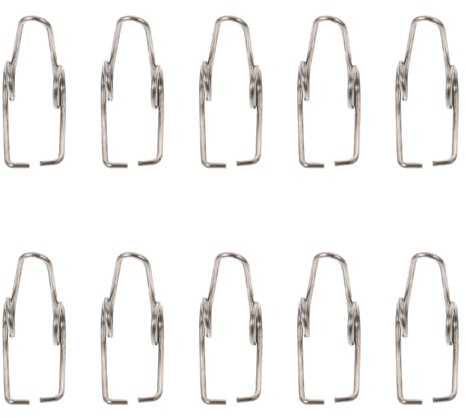 Alipis 10pcs Silver Trumpet Draining Spring Replacements Made of Iron, Easy to Replace Portable Drain Clique Accessories for Trumpet and French Horn Players