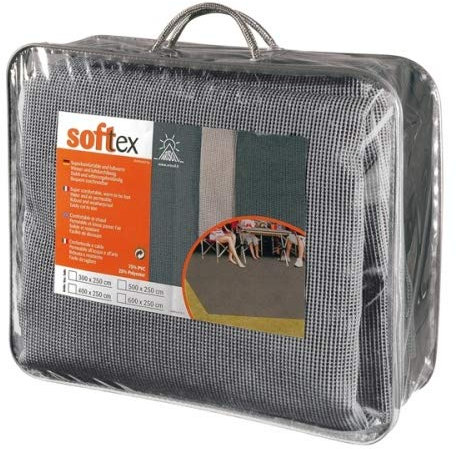 Zeltteppich SOFTTEX grün 250 x 600 cm