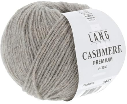 Lang Yarns - CASHMERE PREMIUM - Farbe 0022 Beige Mélange - 100% Kaschmirwolle (25 Gramm – 1 Knäuel)
