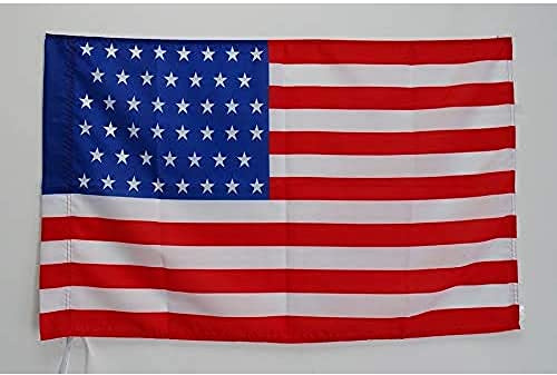 AZ FLAG - Flagge Usa 1908-1912 46 Sterne - 90x60 cm - Vereinigten Staaten Alt Fahne 60 x 90 Cm Scheide Für Mast - Flaggen