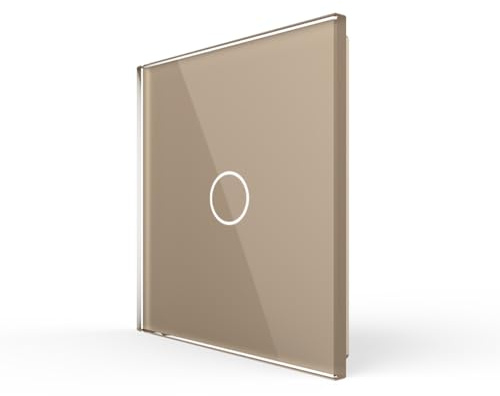 LIVOLO Glas Touch Lichtschalter Funkschalter Steckdosen Wechselschalter Wandsteckdose Sensor Netzwerkdose Sat TV (Rahmen: VL-C7-C1-13)