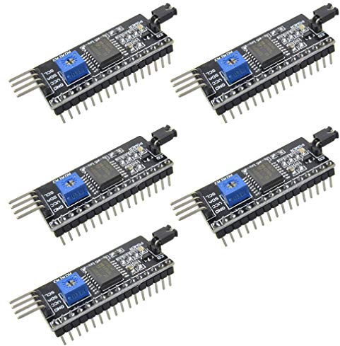 Hailege 5pcs 5V 2004 1602 LCD Display IIC I2C Adapter IIC Serielle Schnittstelle Adapter Robort Teile
