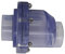 Rückschlagventil abfluss UPVC horizontal rückstauverschluss abwasser geruchsverschluss rückstauventil abflussrohr rückschlagklappe Innendurchmesser 50mm