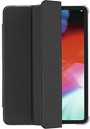 Hama Hülle für iPad Pro 2020 11 Zoll (aufklappbares Case für Apple Tablet, Schutz-Hülle mit Standfunktion, transparente Rückseite, magnetisches Cover mit Stiftfach & Auto Wake/Sleep) schwarz