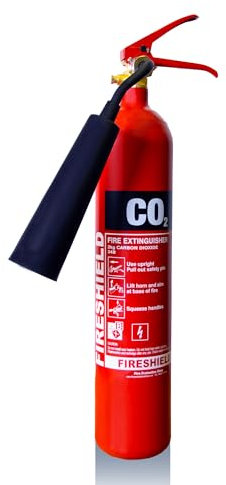 2kg CO2 Fire Extinguisher - Economy w/Frost Free Swivel Horn - FireShield