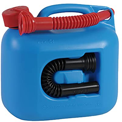 ZINIUKEJI Bidones de Combustible Estándar 5L, HDPE Bidón de Gasolina Bidón con certificación UN y Accesorios