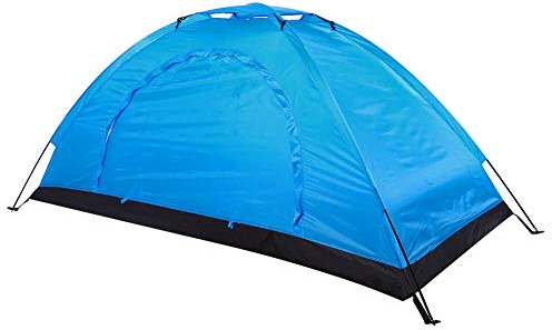 Folanda Camping Tente, 1 Personnes Ultra Légère Tente Facile à Installer Tentes Dôme Tente 4 Saison Imperméable Ventilée pour Pique-Nique Randonnée Camping (Bleu)