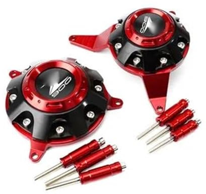 Motorschutz Für Kawasaki Z900 Z 900 SE 2017-2023 Motorrad Zubehör Schutz Von Motor Schutzhülle Verkleidung Schutz Sliders Crash Pad Schieberegler (Farbe : Red, Größe : 1)