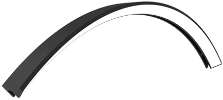 Baikal Lámpara LED para Espejo de Baño Redondo. Aplique LED 9W 230V-50Hz, Luz Blanca Neutra 4000K, IP44 a prueba de agua, Aislamiento Clase ll. 60cm Negro
