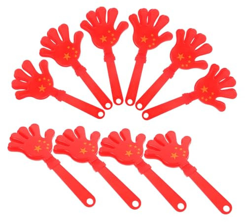 CAXUSD Aplausos De La Bandera Nacional 28cm 10 Unidades Matracas De Fútbol Para Celebraciones y Eventos