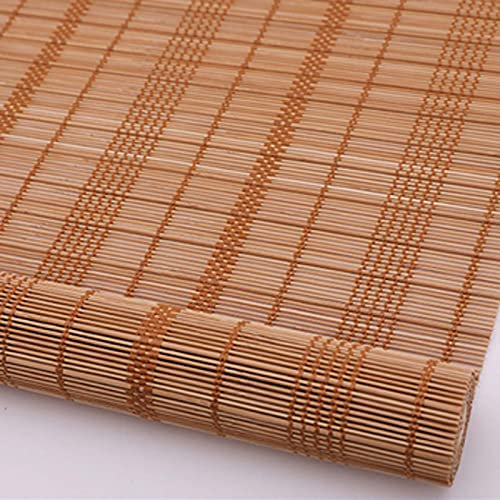 Bambus-Rollschirme, 80 x 220 cm, natürliche Verdunkelung, Retro, für den Außenbereich, Bambusvorhänge für Fenster vom Boden bis zur Decke, Restaurant, Korridor, Tempel, umweltfreundlich und stilvoll
