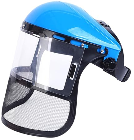 Wpsagek Voller Gesichtsschild, Sicherheitsgesichtsschild - Gesichtsschild für die Arbeit - Anti-Fog Clear Clear Leichtweight Protective Hut für Bauholzschweißscheiben Schleifen Schleifen