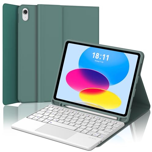 Teclado con Touchpad para iPad 11 Generación A16 2025/10 Generación 10.9