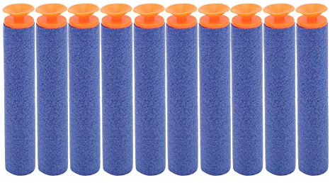 UPALDHOU Tir Souple en Mousse EVA, Accessoire de Jouet de Tir Rond Léger en EVA avec 21 Sacs pour Les Jeux de Plein Air et Les Jeux Amusants pour Enfants (Tête à Ventouse)