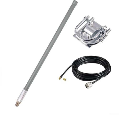 12dBi per antenna omnidirezionale in fibra di vetro per distribuzione hotspot elio su frequenze 868MHz e 915MHz con interfaccia femmina tipo N