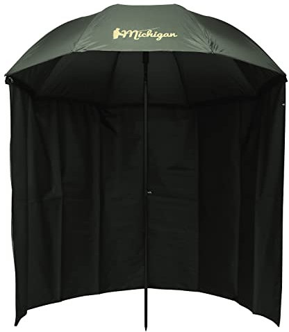Michigan Fishing Umbrella with Top Tilt and Sides Brolly Shelter 75 Inch