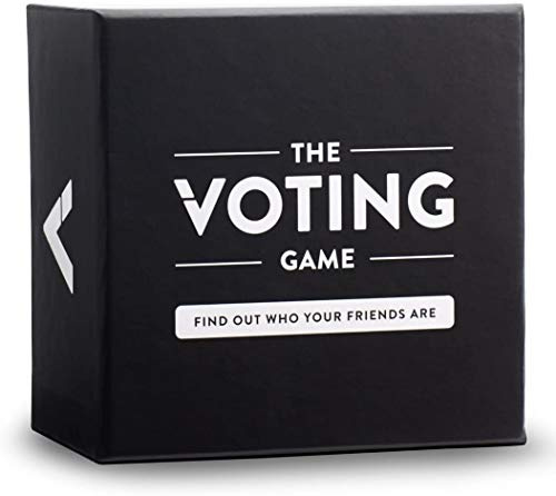 The Voting Game - The Hilarious Adult Party Card Game About Finding Out Who Your Friends are for White Elephant Parties, Stocking Stuffers + Board Games Night with Friends