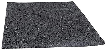 Gartenwelt Riegelsberger Gummiunterlage 200x200x5 mm alukaschiert 10er Set | Gummipad für Stelzlager | Trittschalldämmend, rutschhemmend & unverrottbar | Made in Germany