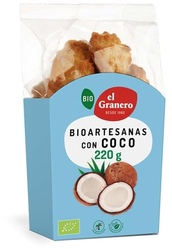 El Granero Integral - Galletas Artesanas con Coco BIO - 220 g