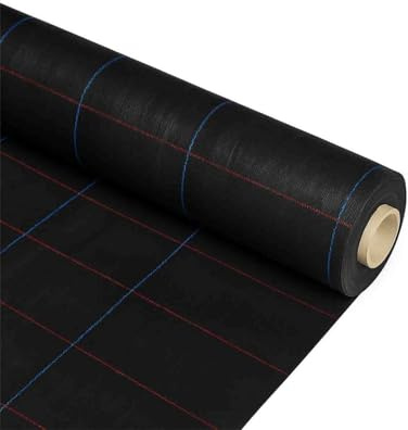 Jardin202 - Malla Antihierbas (Negro) 120gr | Resistente Estabilizada UV | Malla contra Las Malas Hierbas | 2 x 50 m -