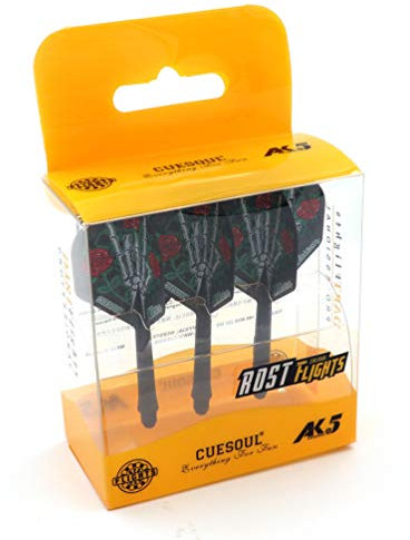 CUESOUL Integrierter Dartschaft und Flights in Standardform, 3er-Set. Unique Designed Pattern