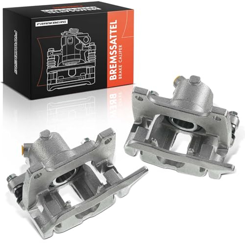 Frankberg 2x Bremssattel Bremszange Vorne Links mit Halter 4514210198 | Lochabstand Halterung 146mm, Aluminium; Kompatibel mit Fortwo Cabrio 451, Fortwo Coupe 451