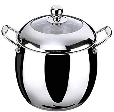Pentola, tamburo a forma di Pot Dening Pot in acciaio inossidabile POT della minestra non rivestito Composite inferiore stufati di carne Pot Cooker universale Wok