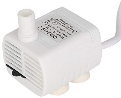 Fydun Pump Submersible USB Small Fountain Pumps White Mini for Aquariums Pet Ultra Quiet Outdoor Small Fountain