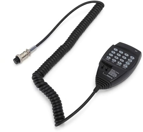 Topiky Haut-Parleur de Micro D'épaule, Microphone à Main Radio 2 Voies pour Alinco DR-620/635 DR-430/435 / 135 Talkie-walkie