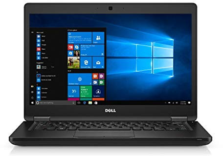 Dell Latitude 5480 14-Inch Laptop - (Black) (Intel Core i5-7200U 2.5 GHz, 8 GB RAM, 256 GB SSD, Windows 10 Pro) (Renewed)